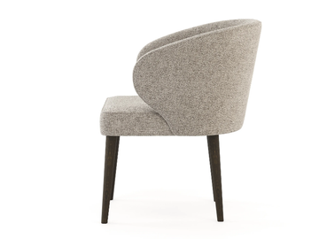 FORTUNE - Upholstered velvet chair with armrests by Stylish Club - view 3